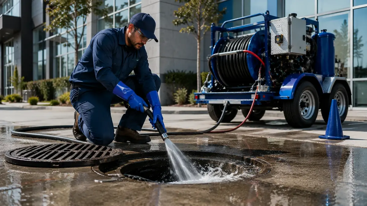Commercial Hydro Jet Drain Cleaning in Sunland