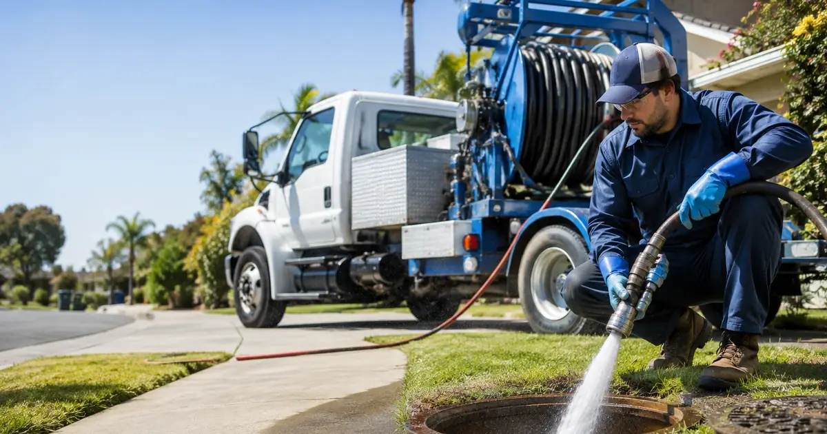 Hydro jet sewer cleaning Sunland