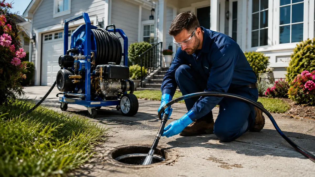 Residential Hydro Jet Drain Cleaning in Sunland
