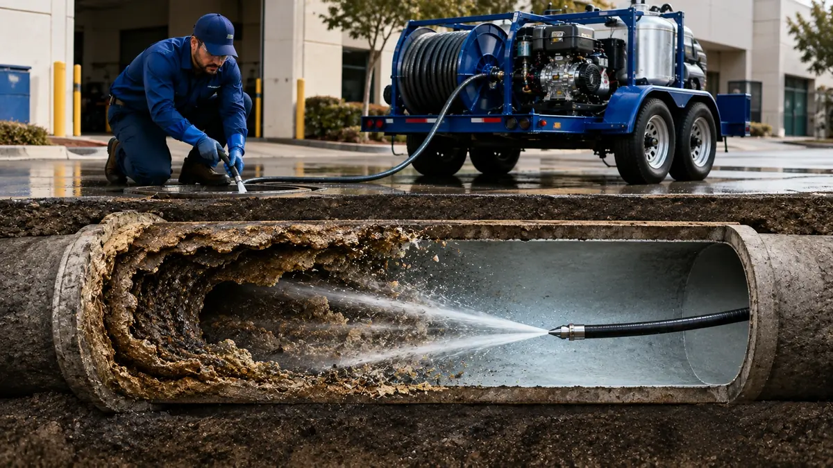 Sewer Pipe Descaling in Sunland